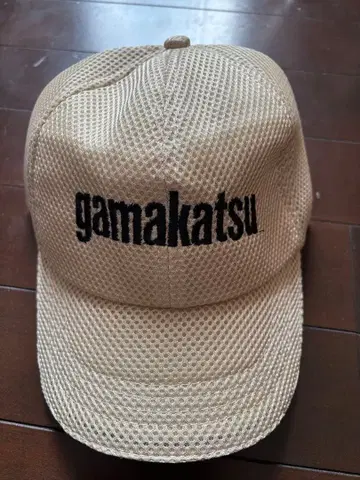 gamakatsu 메쉬 캡 베이지