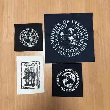 GLOOM 천 패치 / 하드코어 / 크러스트 / 펑크