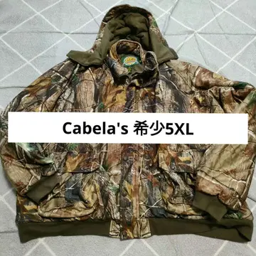 [ 레어 5XL ] Cabela's 카벨라스 리얼 트리 카모 패딩 자켓