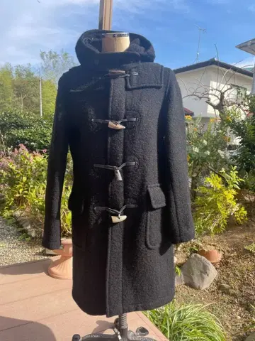 런던 트래디션 더플 코트 블랙 S