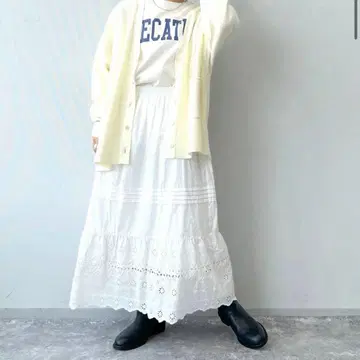 studioclip 사이토 씨 myfitclip 작은 키 레이스 스커트