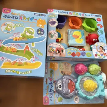 새상품 완구 묶음 판매 코로코로 슬라이더 농구 세트