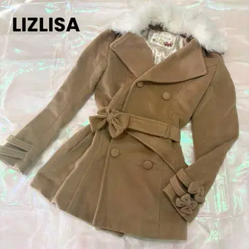 LIZLISA 리즈리사 리본 벨트 코트 브라운