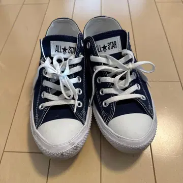 ALL STAR 네이비 로우컷 스니커즈