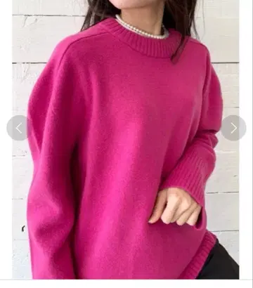 미라 오웬 예쁜 색 고급 울 캐시미어 래글런 크루 니트 풀오버