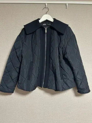ZARA 블랙 퀼팅 자켓