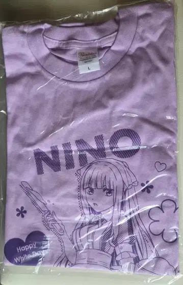 5등분의 신부 화이트데이 T셔츠 L사이즈 나카노 니노