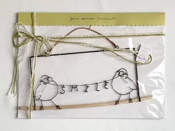 문조 와이어 크라프트 오너먼트 와이어 아트 smile