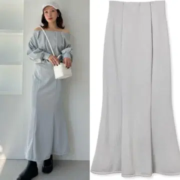 [택 포함 새상품] SNIDEL/스나이델 맨투맨 내로우 스커트