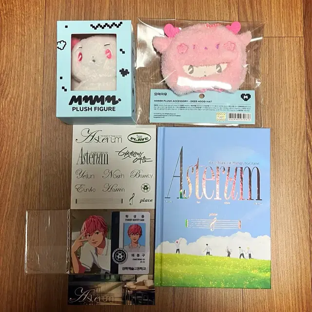 플레이브 므메미무 미므 인형+ 모자 + 육여름 앨범