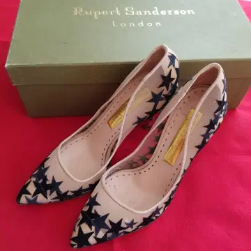 루퍼트 샌더슨 정가 15만 엔 정도 별 패턴 하이힐 36