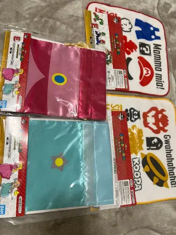 슈퍼 마리오 타월 손수건 복조리 4개 세트