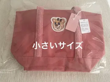 페이러 올드 테디걸 와펜 토트백 핑크