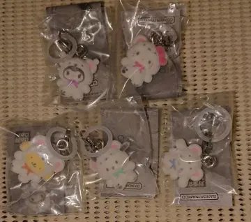 산리오 메지루시 액세서리 복슬복슬 스노우 가챠 5종 세트