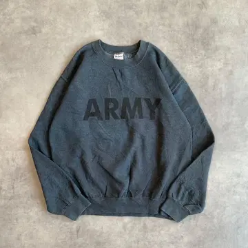 길단 US ARMY 맨투맨 프린트 그레이 미군 11852