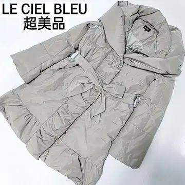 컨디션 최상 LE CIEL BLEU 르쉘블루 다운 코트 롱 38 M