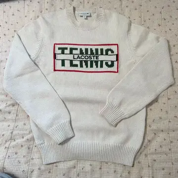 LACOSTE 테니스 로고 니트 스웨터