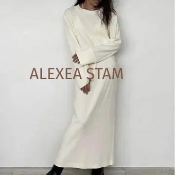 [ ALEXIA STAM ] 프론트 포켓 롱 원피스 새상품 미사용