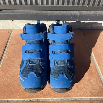 mont-bell 트레킹 슈즈 파랑 19cm