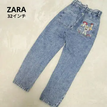 ZARA 토이스토리 데님 팬츠 블루 32 XS 루즈핏