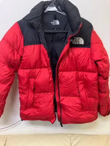 THE NORTH FACE 다운 자켓 M 레드/블랙