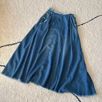 R.H. VINTAGE 데님 롱 스커트