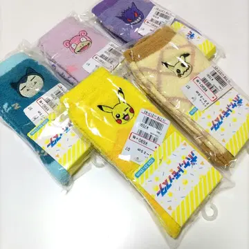 포켓몬 복슬복슬 양말 피카츄 미미큐 야돈 카비곤 팬텀 5켤레