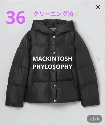 매킨토시 철학 블랙 다운 자켓 Craik(클레이크)