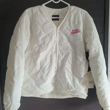 오프 컬러 퀼팅 자켓 L 사이즈