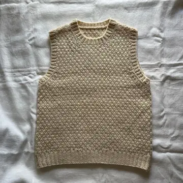 무인양품 손뜨개질 니트 베스트 XXXS-S