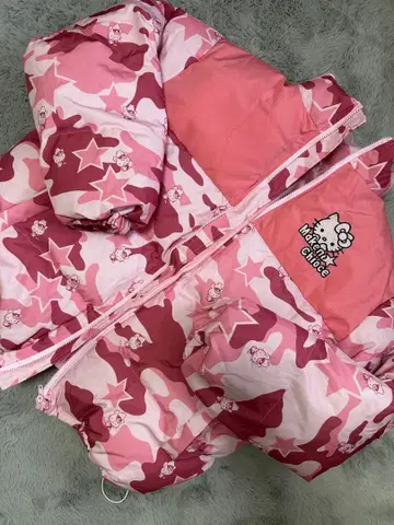 핑크 카모플라쥬 자켓