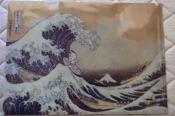 호쿠사이 x PEANUTS A4 클리어 파일