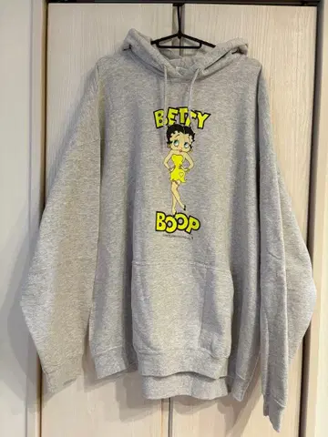 길단 후드티 베티 붑 그레이