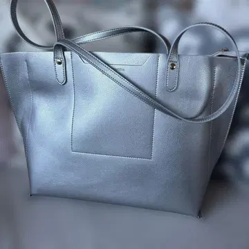 ROPE PICNIC 실버 메탈릭 토트백 숄더백