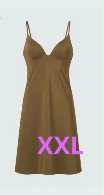 유니클로 마메쿠로구치 에어리즘 브라 슬립 XXL 브라탑 슬립