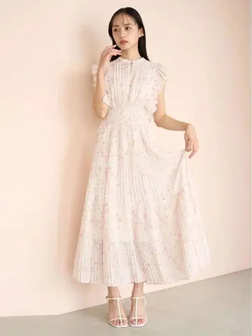 PNK0 SNIDEL 스나이델 Sustainable 프릴 원피스