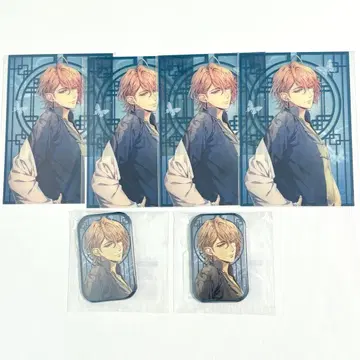 피오피오레의 만종 마루쿠지 니콜라 직사각형 캔뱃지 클리어 브로마이드 6점