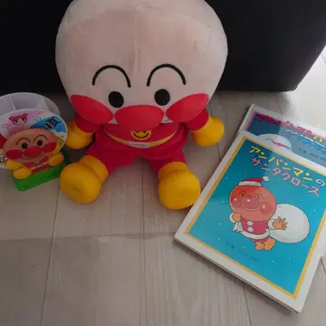 호빵맨 첫 말하기 DX 봉제 인형 목욕탕 완구, 그림책 포함