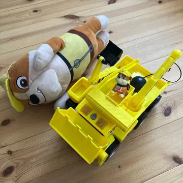 파우 패트롤 래블 얼티밋 불도저 래블 인형 세트