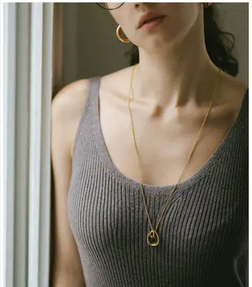 OPS 골드 롱 목걸이