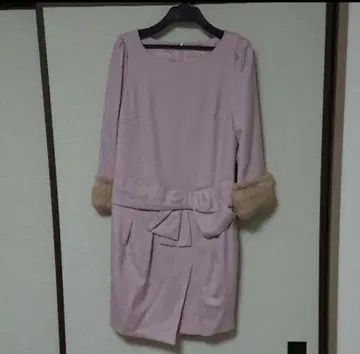 아푸와이저 리셰 소매 퍼 원피스