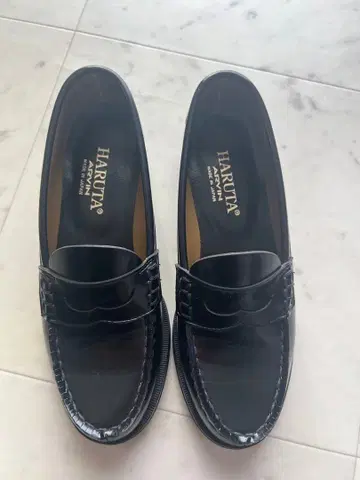 [ 새상품급 ] HARUTA 하루타 로퍼 블랙 24.5cm EE