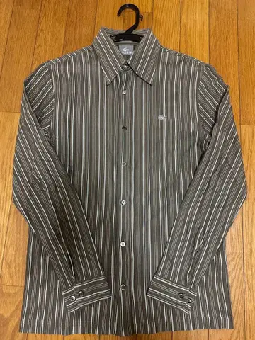 LACOSTE 라코스테 긴팔 셔츠 스트라이프 구제 의류