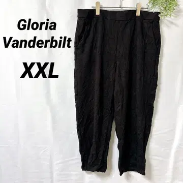 새상품급 Gloria Vanderbilt [ XXL ] 블랙 캐주얼 팬츠
