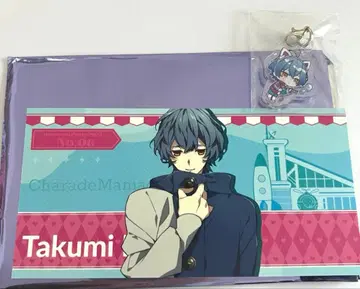 오토메이트 파티 티켓풍 카드 & 꼬마 캐릭터 아크릴 참 타쿠미