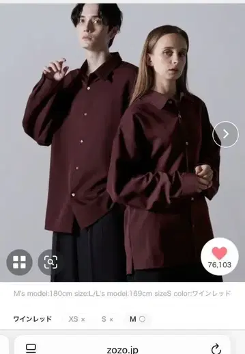 CLEL 벌룬 소매 루즈 레귤러 카라 셔츠