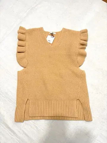 미사용 새상품 SLY 니트 프릴 오버 사이즈 베스트