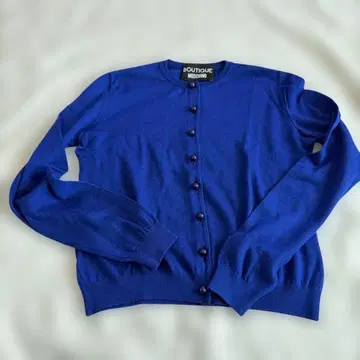 BOUTIQUE MOSCHINO 파랑 가디건 긴팔