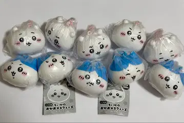 치이카와 (먼작귀) 얼굴 스퀴즈 5종 컴플리트 치이카와 & 하치와레