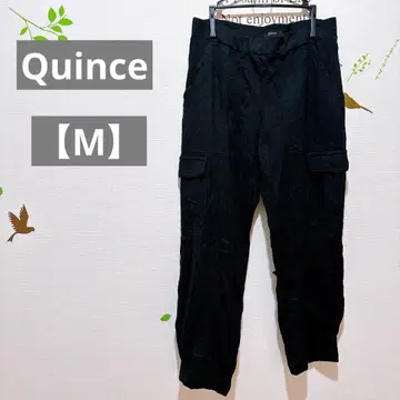 새상품급 Quince [ M ] 블랙 카고 팬츠
